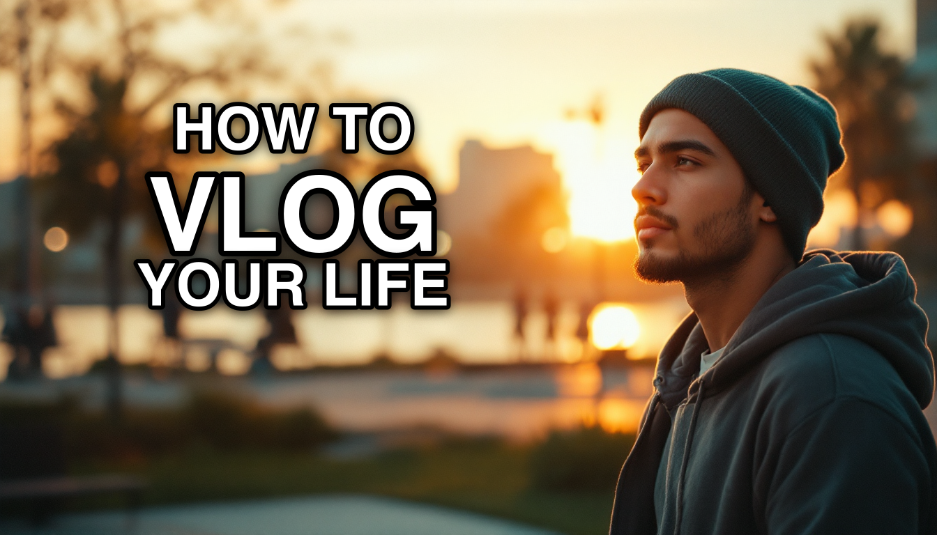 Vlog style thumbnail